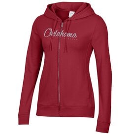 Gear For Sports Womens Script Oklahoma FZ Hoodie