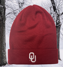 Nike OU Cuffed Beanie Crimson