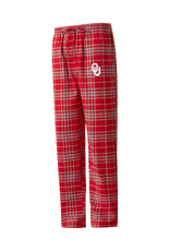 Concepts Sports Mens OU Plaid Flannel Pant