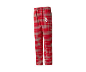Concepts Sports Mens OU Plaid Flannel Pant