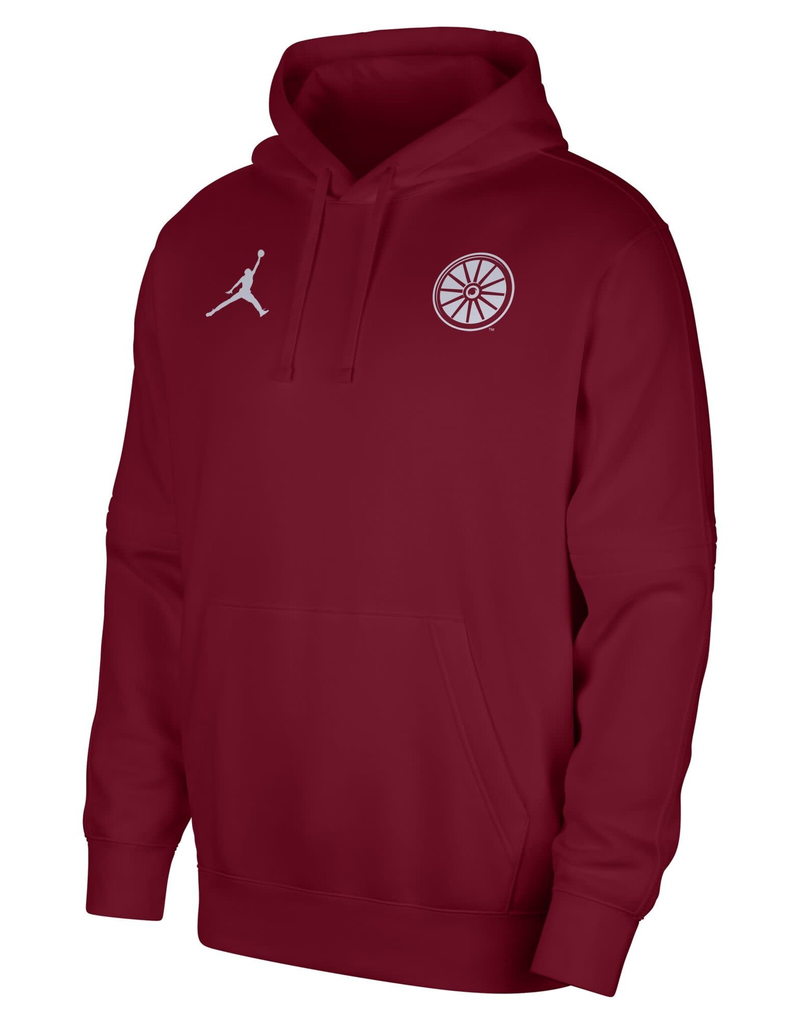 Jordan Men's Jordan Schooner Wheel Crimson Club Fleece Pull-over Hoodie