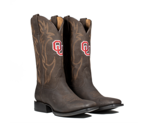 Gameday Boots Oklahoma Sooners Western Square Toed Cowboy Boots NWT Boden - Gameday Kid main image 3