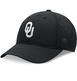 TOW Men's TOW Black OU Liquesce Adjustable Performance Cap