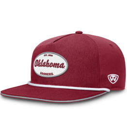 TOW TOW Oklahoma Sooners Iron Poly Golfer Snapback