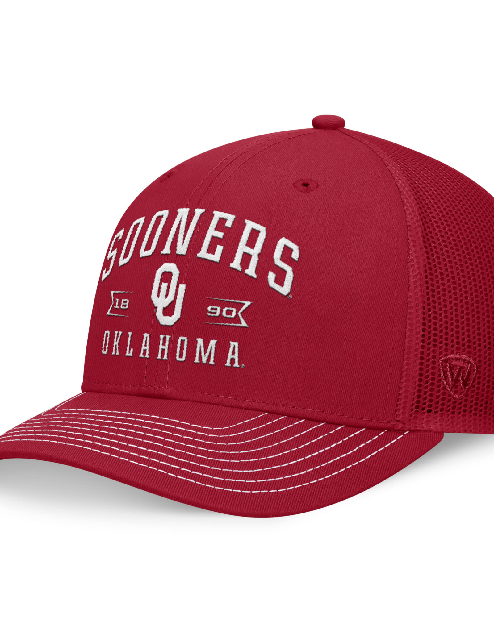 TOW TOW OU Sooners Carson Cotton Structured Trucker Hat