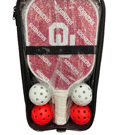 Parrot OU Pickleball Paddle Set w/ Clear Top Case