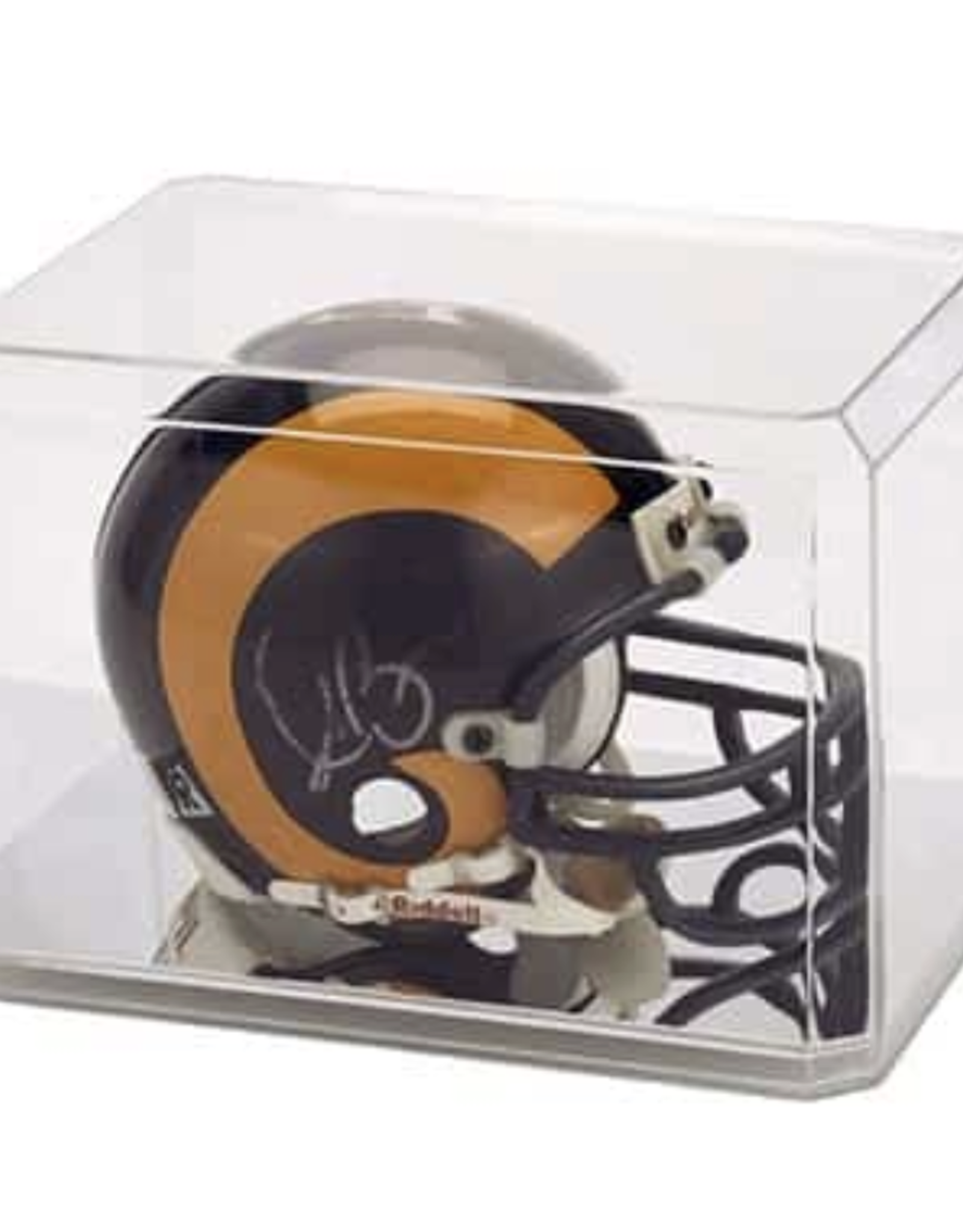 Pioneer Plastics Mini Helmet Display Case w/ Mirrored Bottom