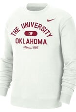 Nike Nike Men's White University of Oklahoma NSW SB Crewneck