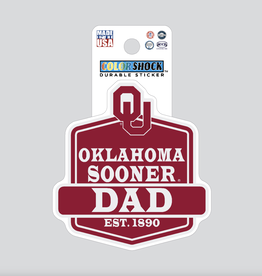 Color Shock CDI Oklahoma Dad Durable Sticker