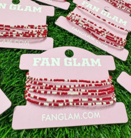 Fan Glam Fan Glam Stack of 6 Beaded Bracelets
