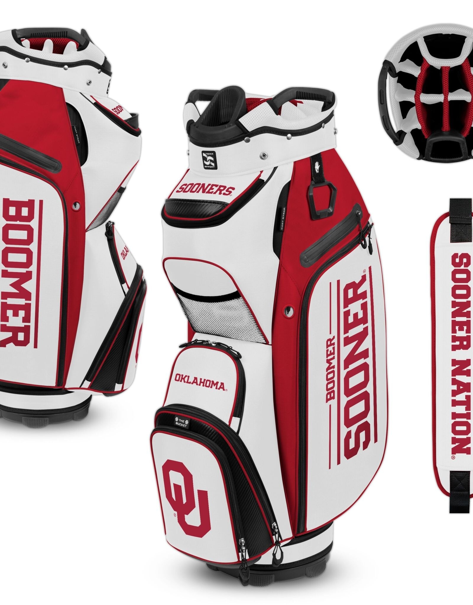 Team Effort OU Sooner Limited Edition Cart Golf Bag