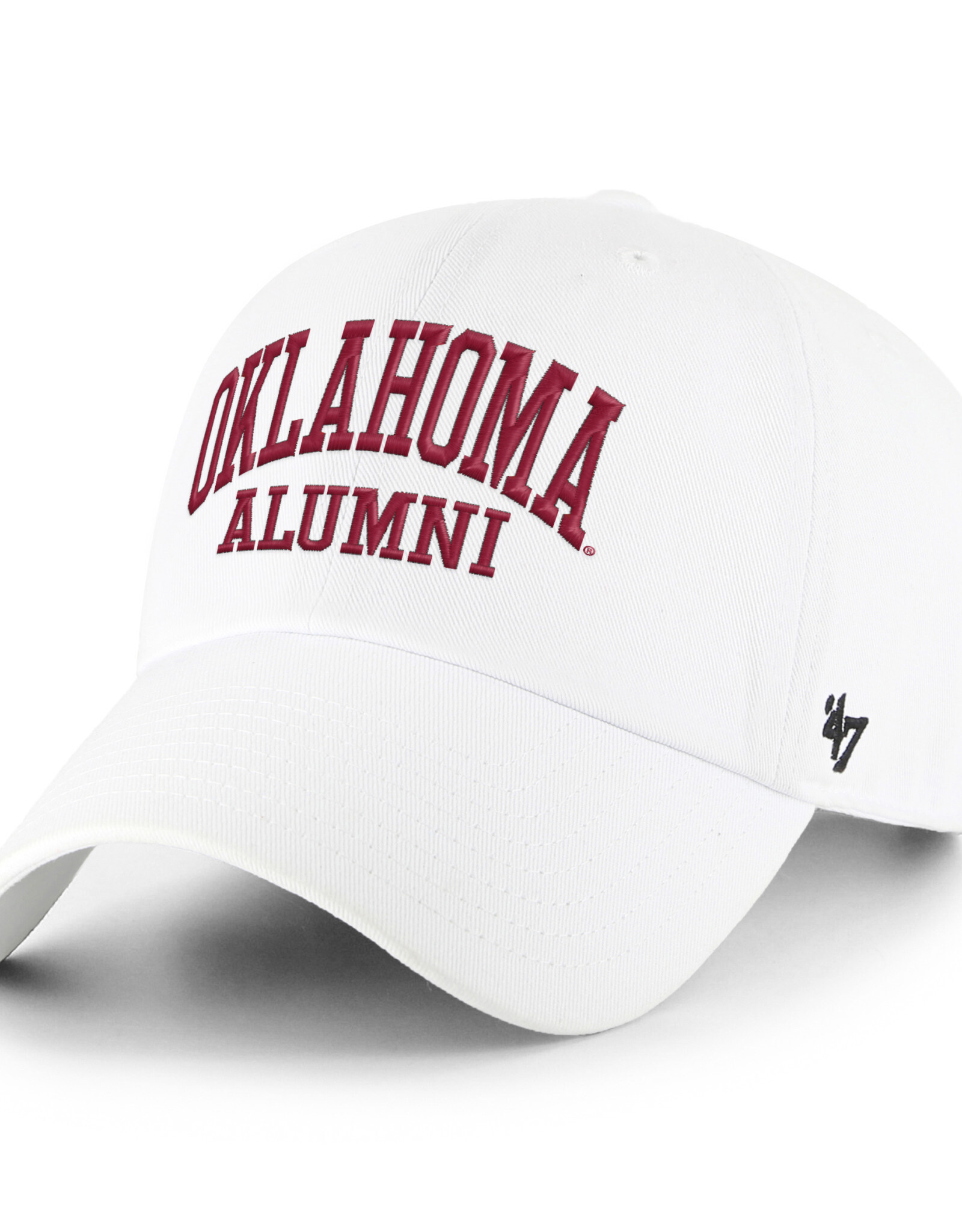 '47 Brand Oklahoma Alumni White Lawford '47 Clean Up Cap