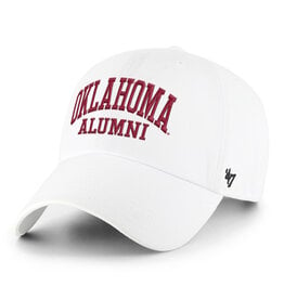 '47 Brand Oklahoma Alumni White Lawford '47 Clean Up Cap
