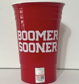 One OK Cup Crimson 16oz Boomer Sooner One OK Cup w/ Lid