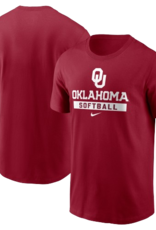 Nike Nike Mens OU Oklahoma Softball Crimson Tee