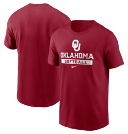 Nike Nike Mens OU Oklahoma Softball Crimson Tee