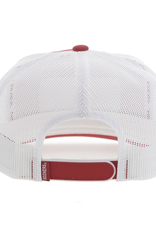 Hooey Boomer Sooner Patch Crimson Front Trucker Hooey Hat