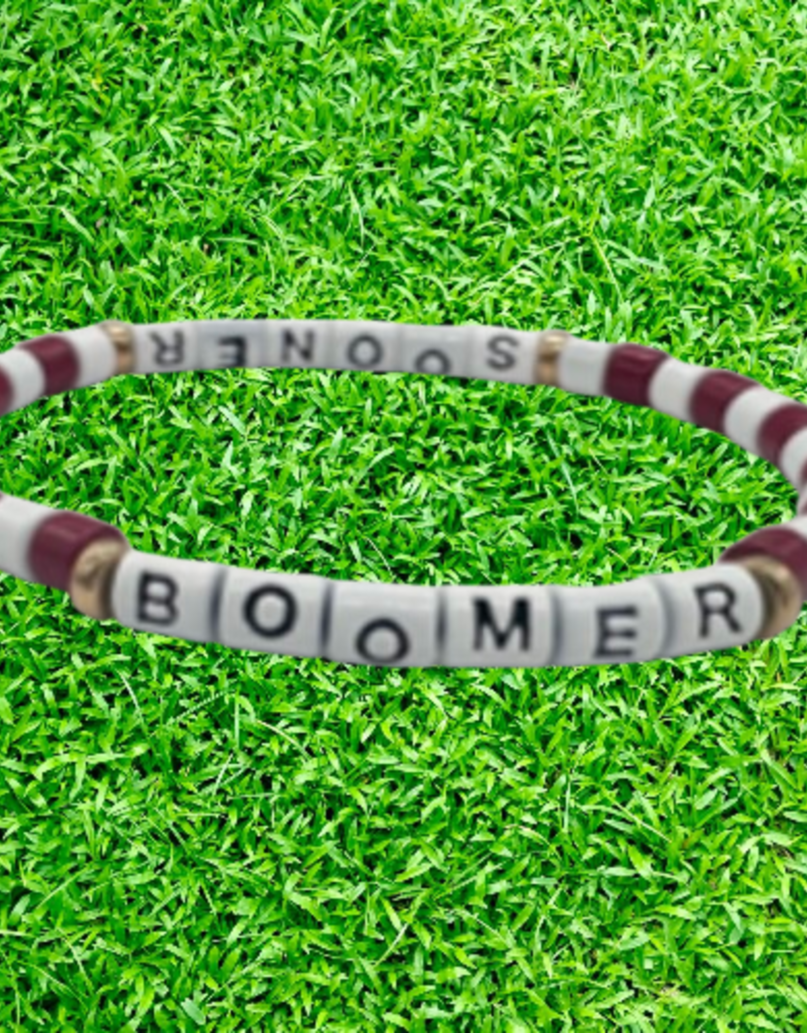 Fan Glam Fan Glam Boomer Sooner Tile Bracelet