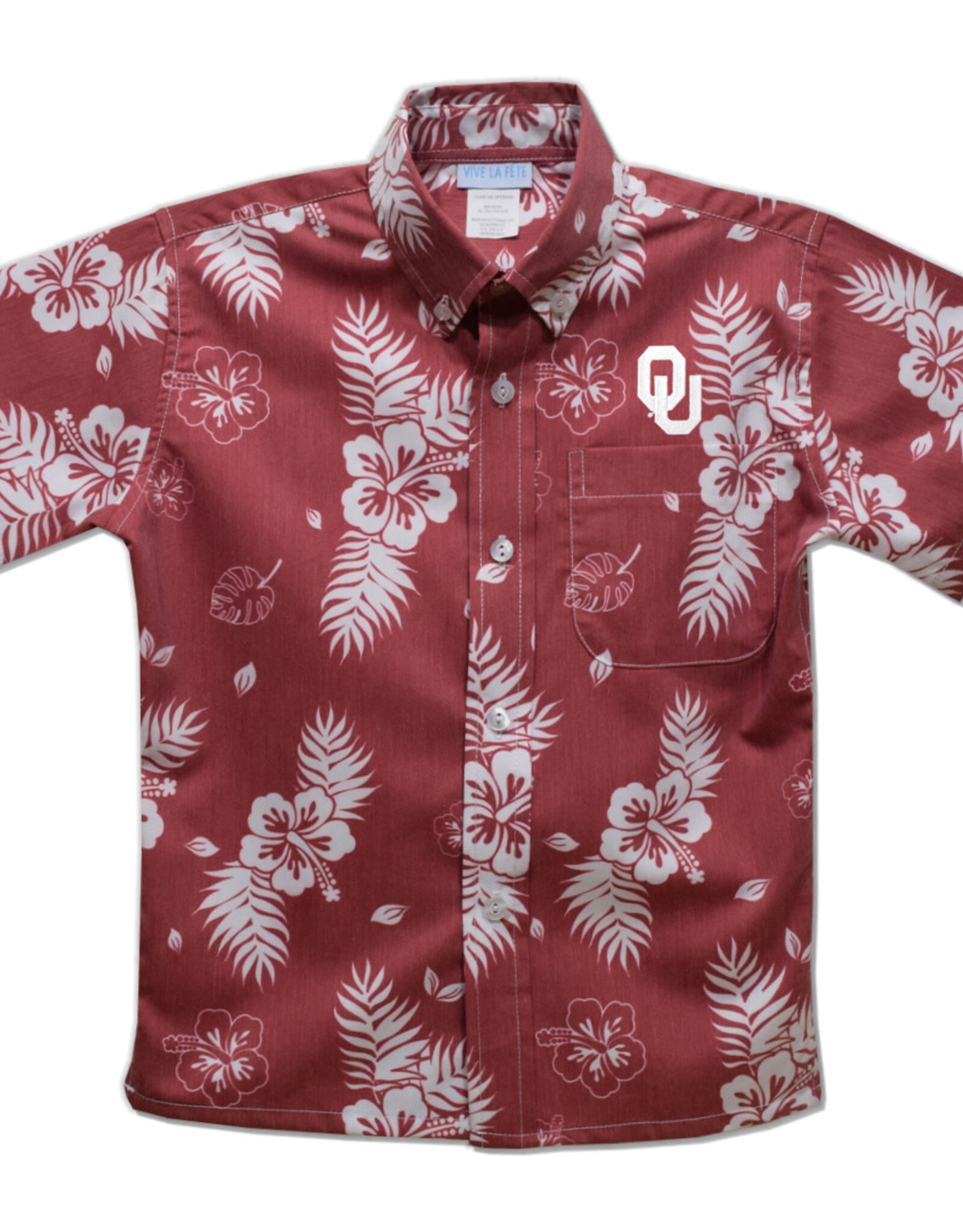 Vive La Fete Childrens OU Hawaiian Shirt