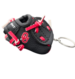 Resiliant OU Baseball/Softball Glove Key Ring