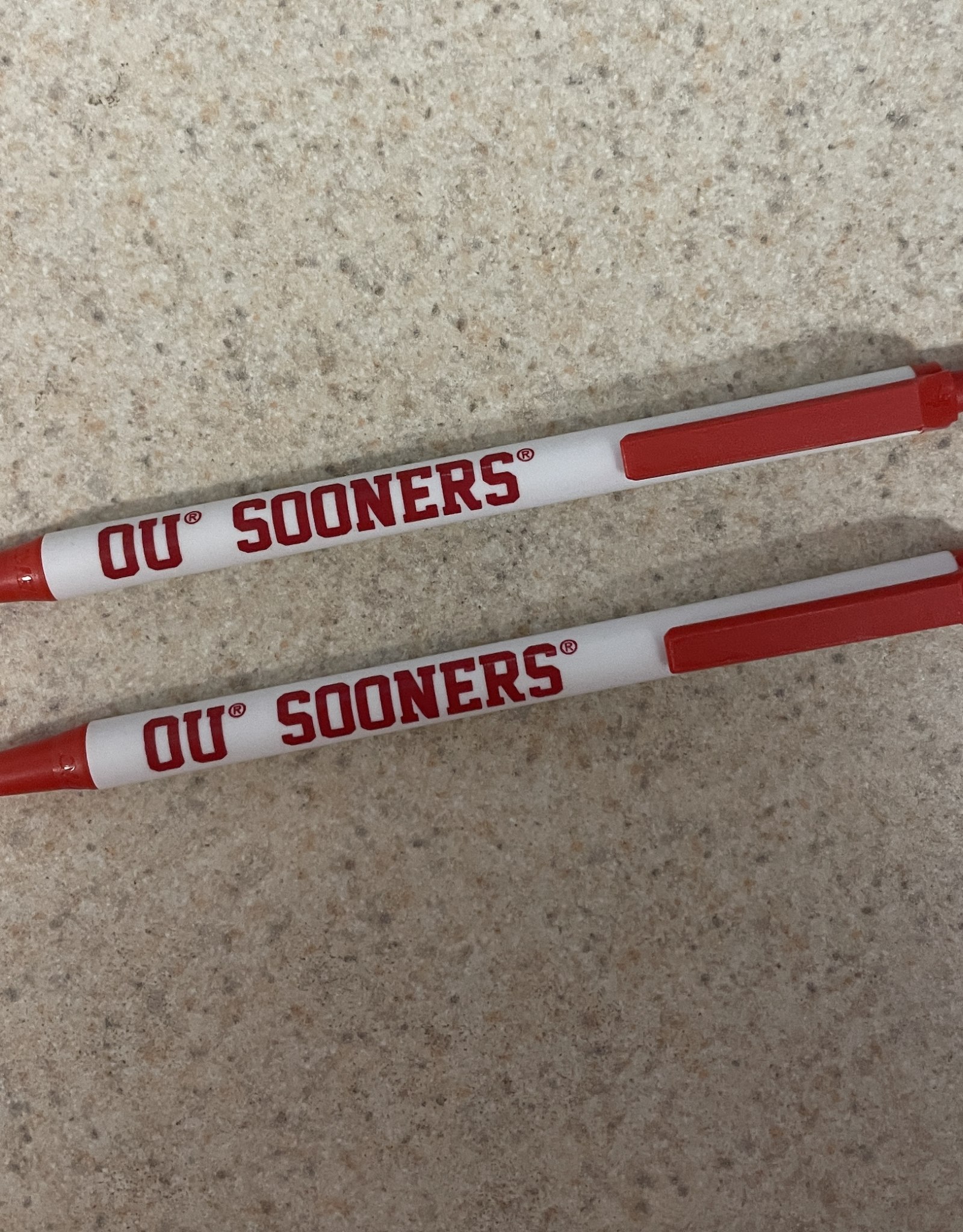 Bic OU Sooners Bic Clic Stic Pens 2pk