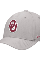 Nike Nike Vinyl Patch OU Pewter Grey Rise Structured DriFit  Swooshflex Cap