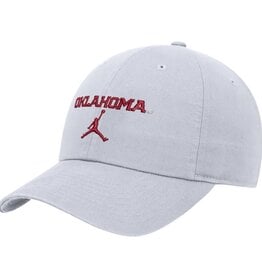 Jordan Youth Jordan Oklahoma White Club Unstructured Cap