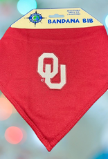 Creative Knitwear OU Crimson Bandana Bib