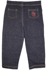 Creative Knitwear Toddler OU Denim Colored Stretchy Jean