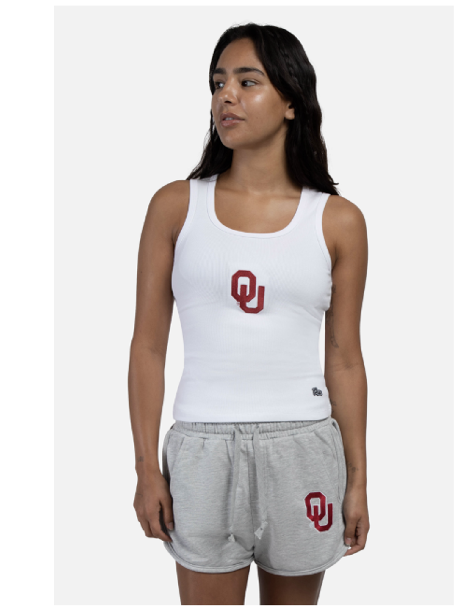 Hype & Vice Women's White OU MVP Tank
