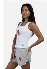 Hype & Vice Women's White OU MVP Tank