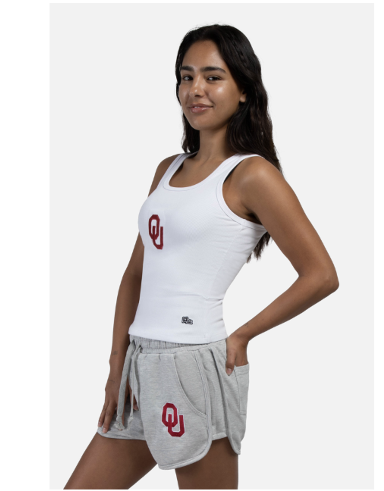Hype & Vice Women's White OU MVP Tank
