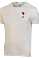 Champion Men's OU/SEC White Alabaster Tri-Blend Tee