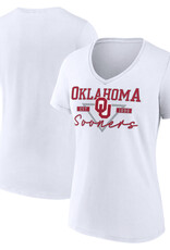 Fanatics Women's Oklahoma Sooners Triangle Origin V-neck Tee