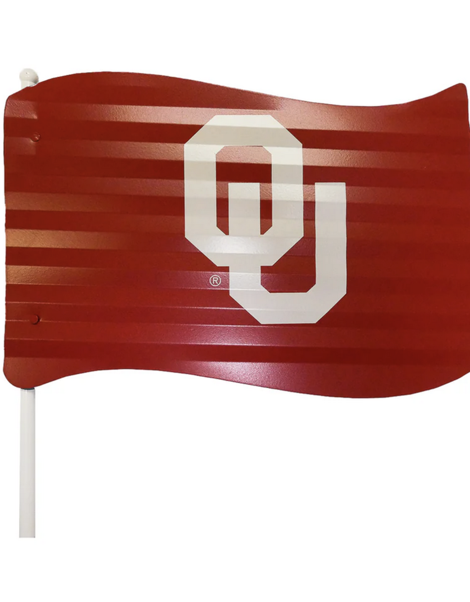 Valiant Gifts OU 33" Tall Metal Yard/Garden Flag