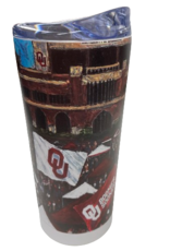Logo Oklahoma Campus Scene 20oz Stainless Tumbler w/ lid