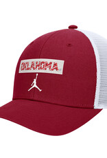 Jordan Youth Jordan Rise Structured Trucker Cap Oklahoma Crimson