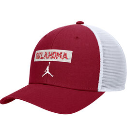 Jordan Youth Jordan Rise Structured Trucker Cap Oklahoma Crimson