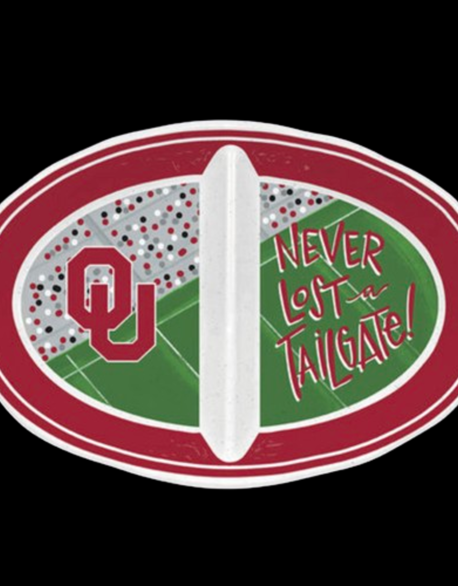 Magnolia Lane Magnolia Lane 2 Section Melamine Never Lost A Tailgate