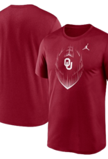 Jordan Men's Jordan Crimson Football Icon Legend Tee