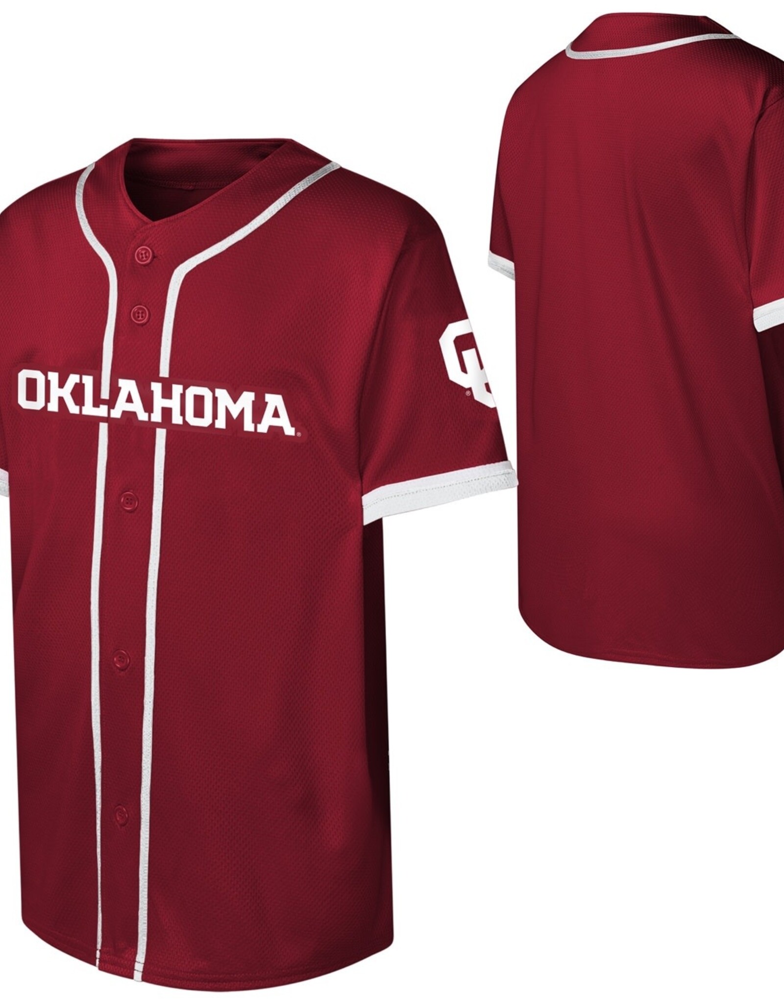GEN2 Youth OU Crimson Baseball Jersey