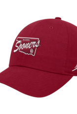Jordan Jordan Crimson Sooners State Adjustable Club Cap
