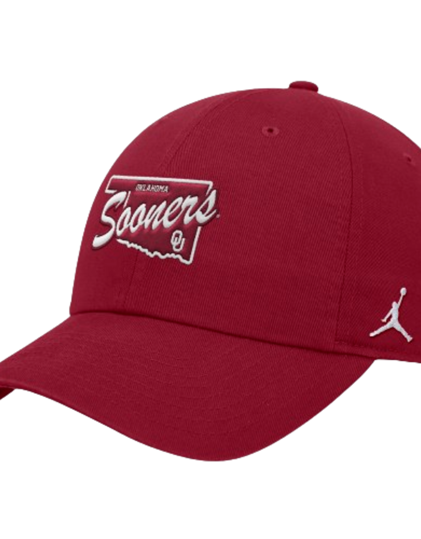 Jordan Jordan Crimson Sooners State Adjustable Club Cap