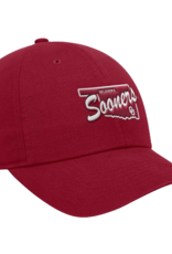 Jordan Jordan Crimson Sooners State Adjustable Club Cap