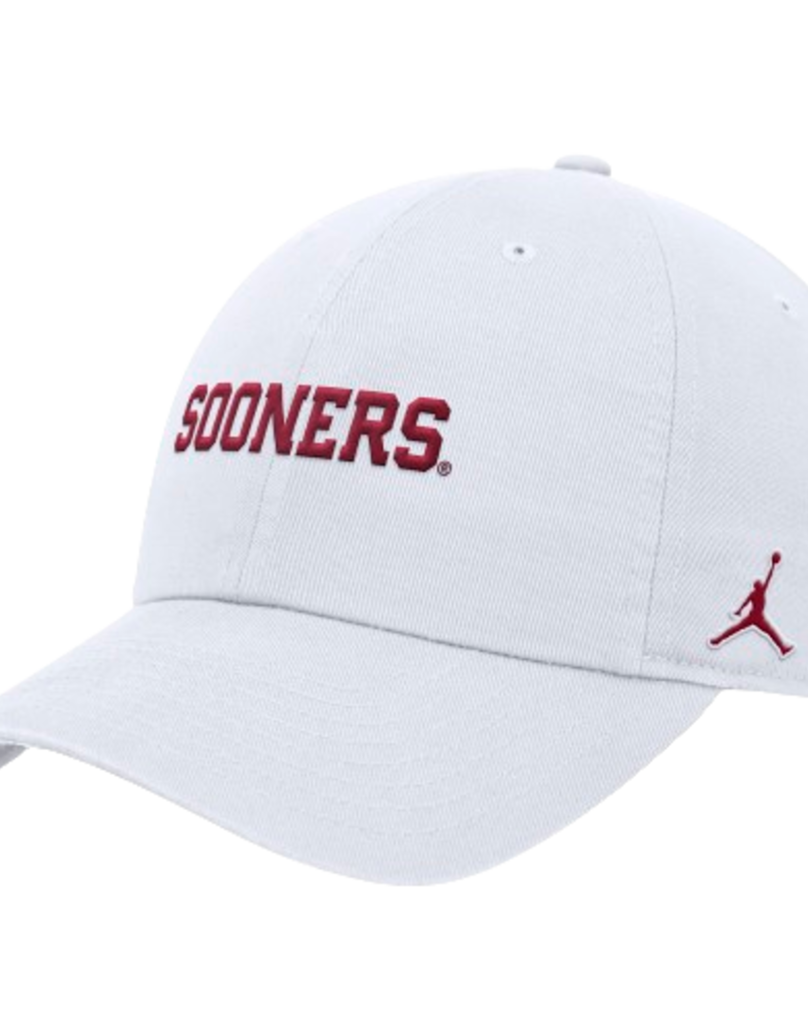 Jordan Jordan White Sooners Unstructured Adjustable Club Cap
