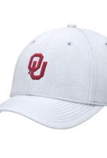 Nike Nike White OU Structured On Field Swooshflex Rise Cap
