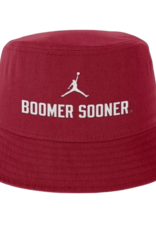 Jordan Jordan Crimson OU/Boomer Sooner Cotton Apex Swoosh Bucket Hat