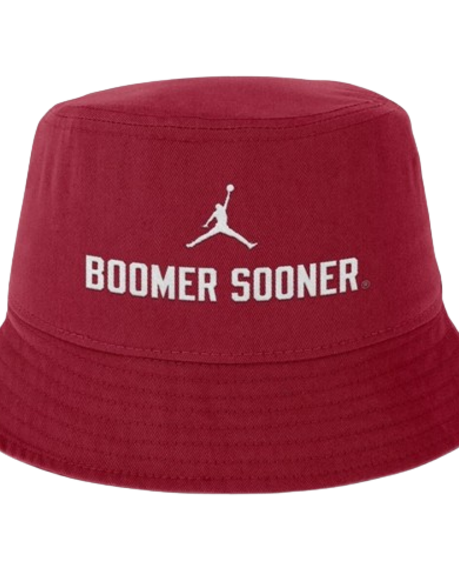 Jordan Jordan Crimson OU/Boomer Sooner Cotton Apex Swoosh Bucket Hat