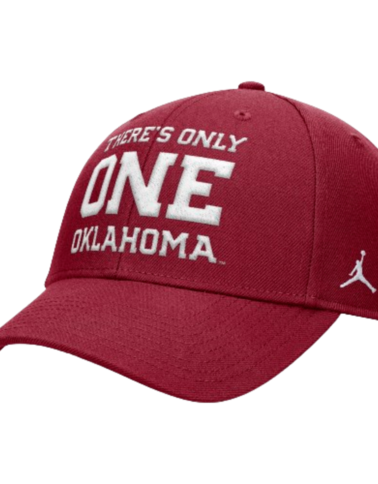 Jordan Jordan Crimson There's Only One Oklahoma Structured Snapback Rise Cap