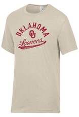 Alternative Apparel Men's Vintage Oatmeal Oklahoma Sooners Keeper Tee